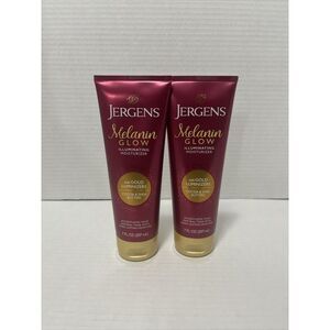 Hand and Body Lotion Melanin Glow Illuminating Moisturizer‎ Gold 7 Oz Bottle Set